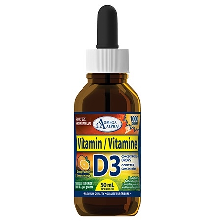 Pijler bladzijde sieraden Vitamin D3 1000 IU Conc. Adult – Omega Alpha Store
